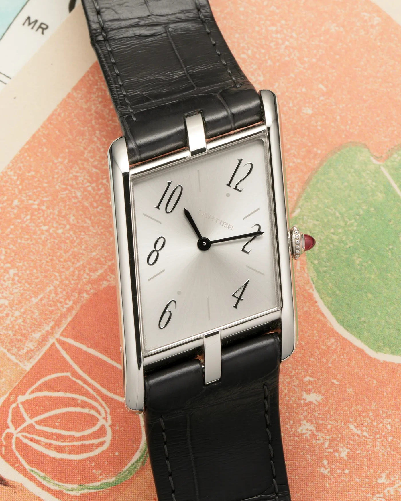 Cartier Prive Tank Asymmetric/Asymetrique Platinum