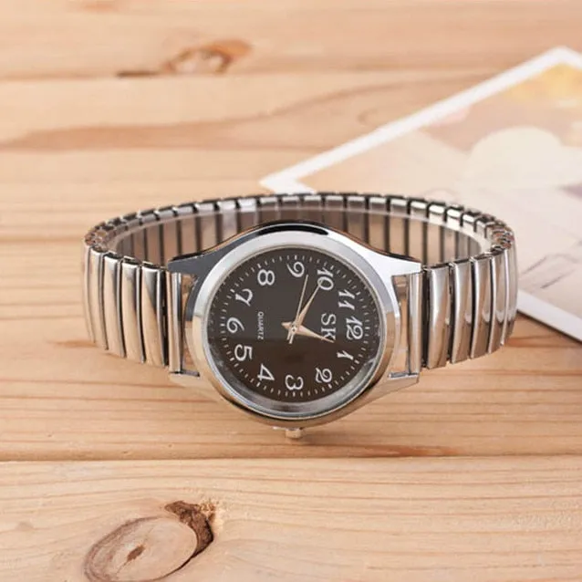 Couple Flexible Stretch Band Quartz Watches