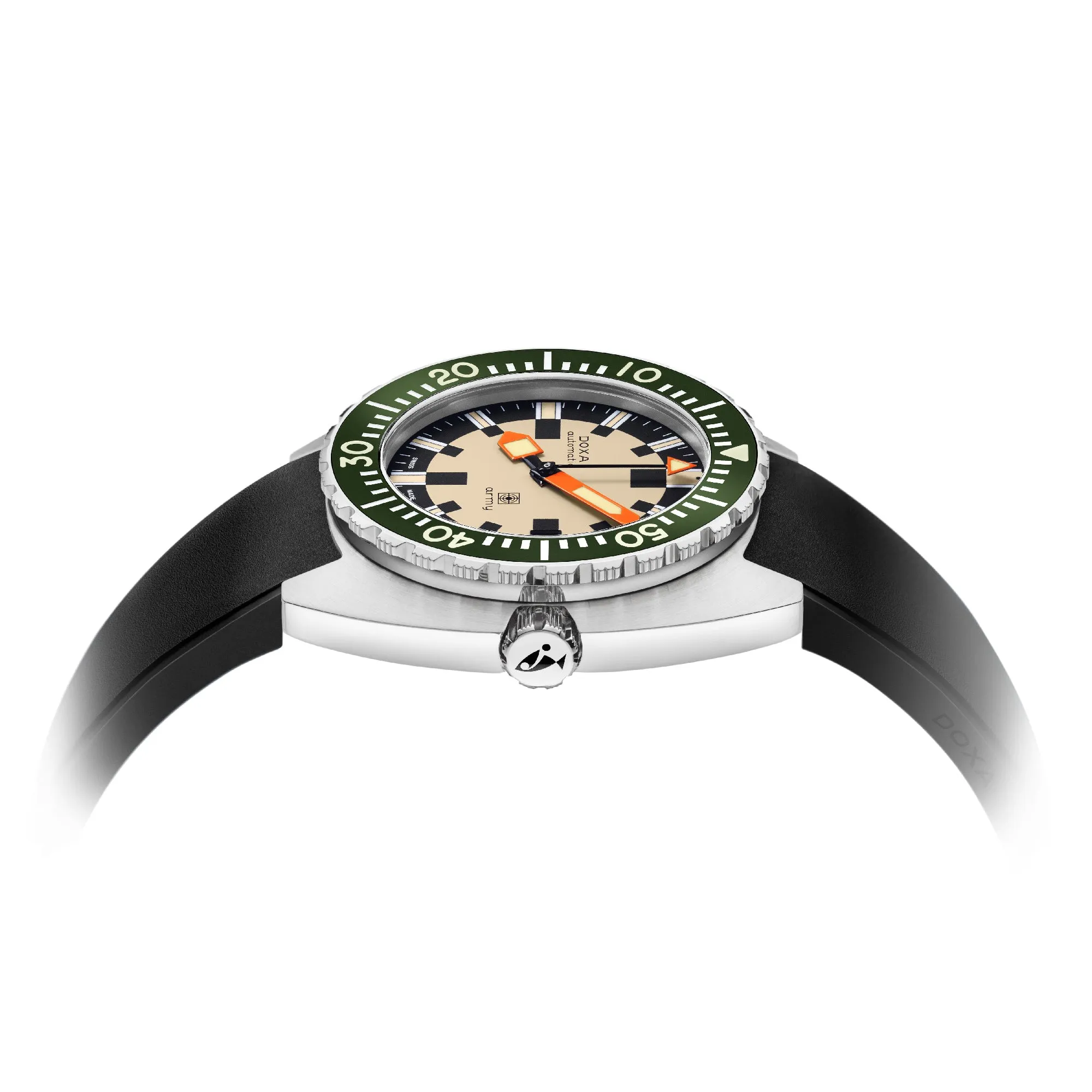 Doxa Army - Green Bezel / Steel