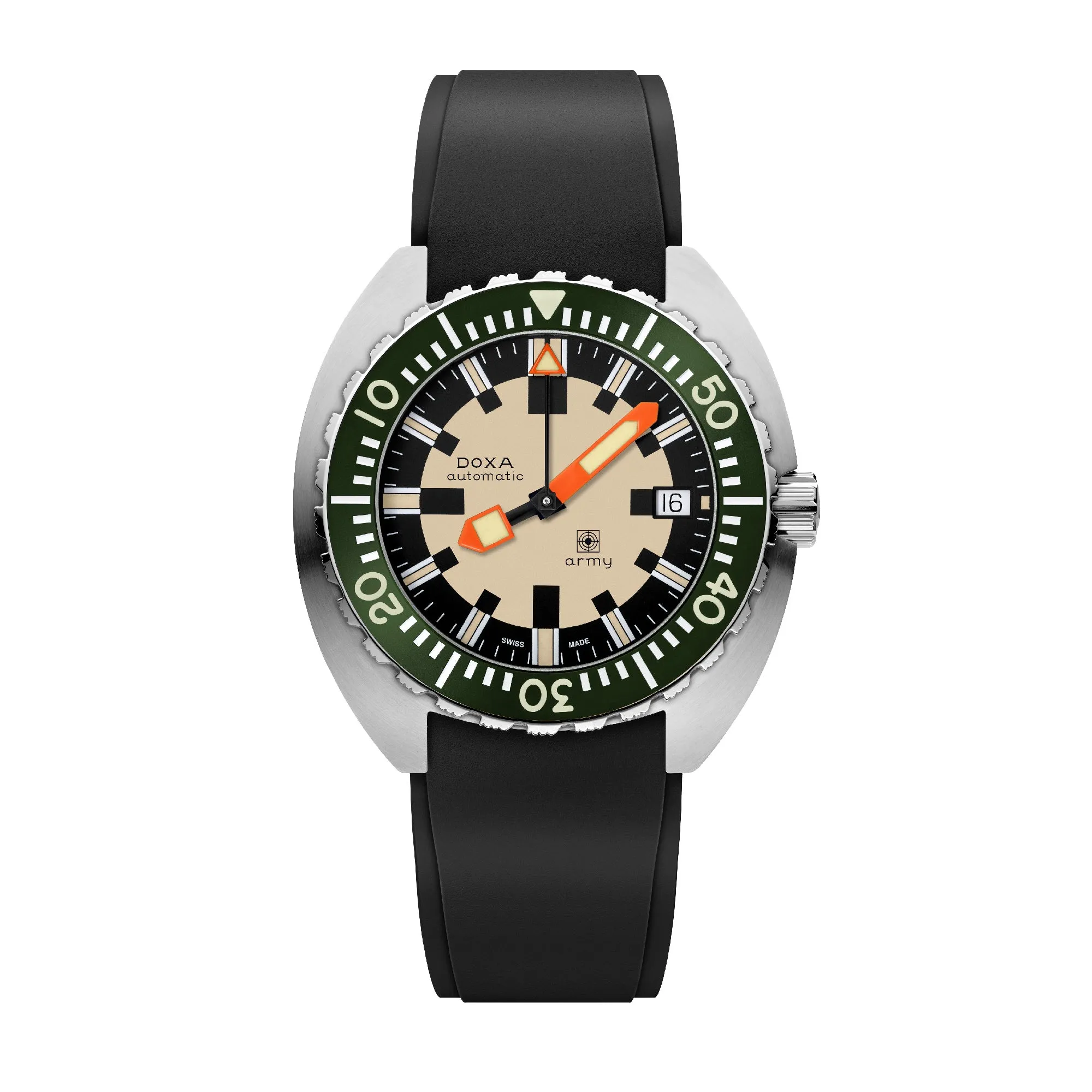 Doxa Army - Green Bezel / Steel