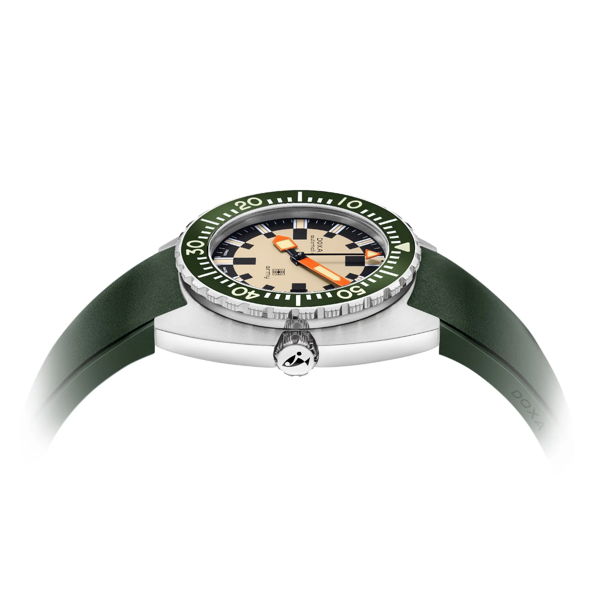 Doxa Army - Green Bezel / Steel