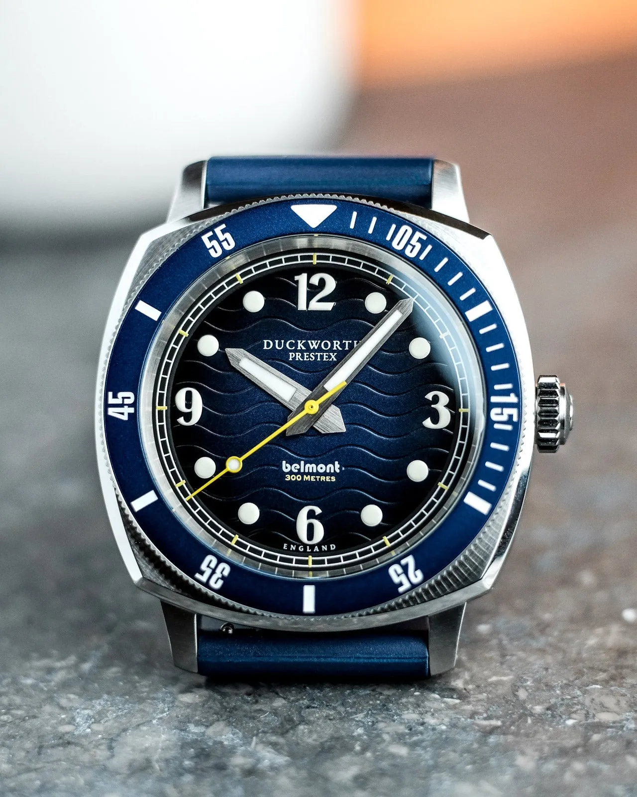 DP Watch Belmont Dive Blue Blue Rubber