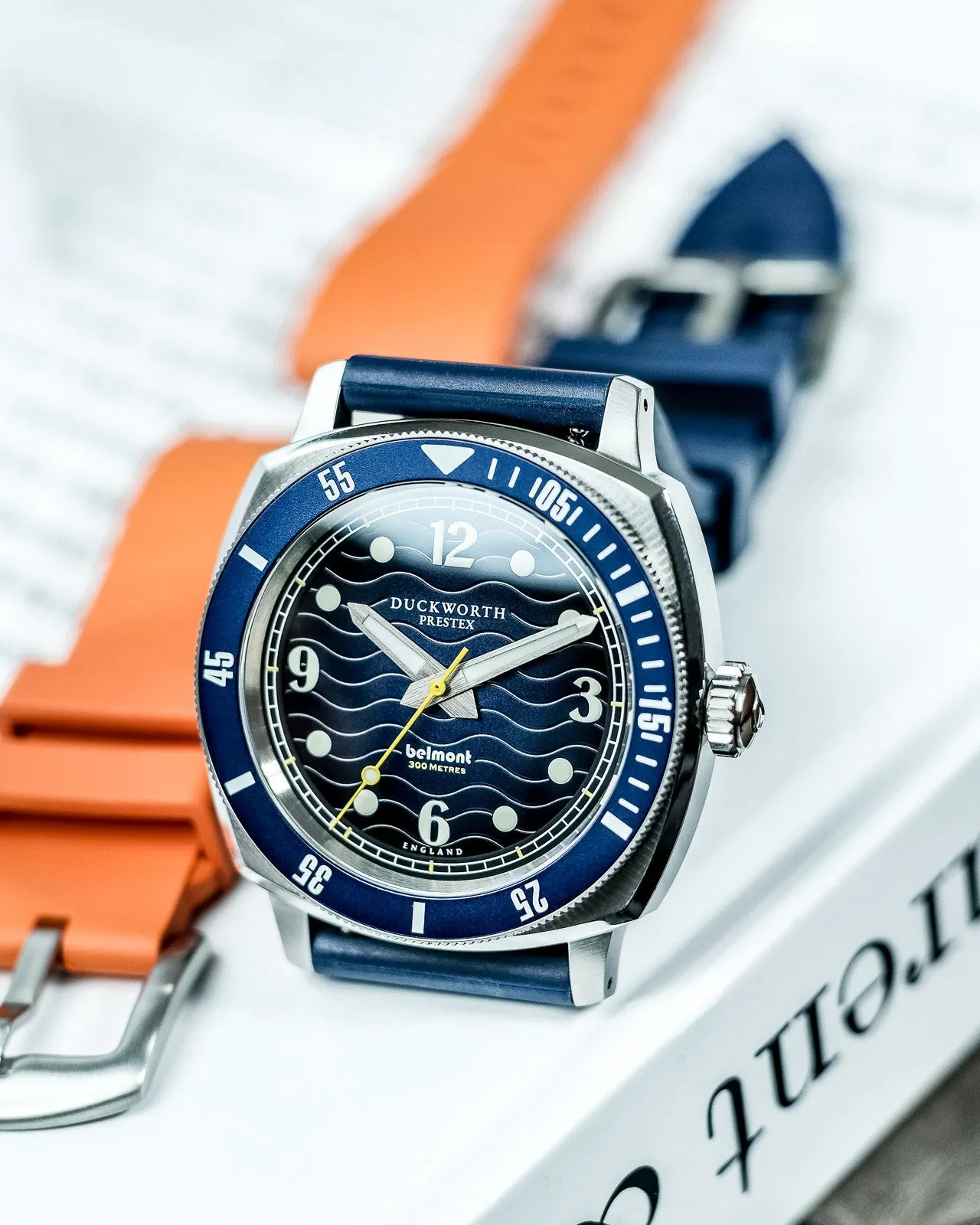 DP Watch Belmont Dive Blue Blue Rubber