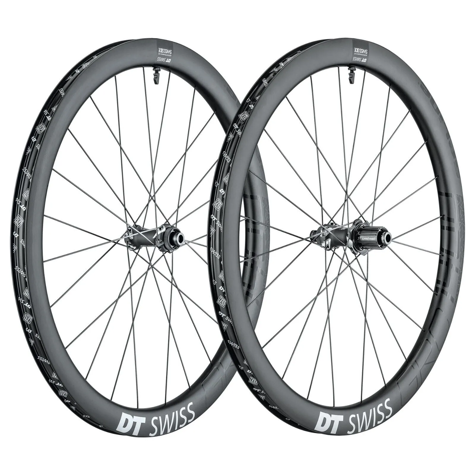 DT Swiss GRC 1400 Spline 42 Gravel Wheelset - 700c - Centrelock Disc