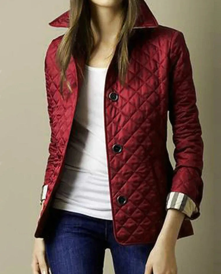 Evelyn I Sleek Quilted Jacket