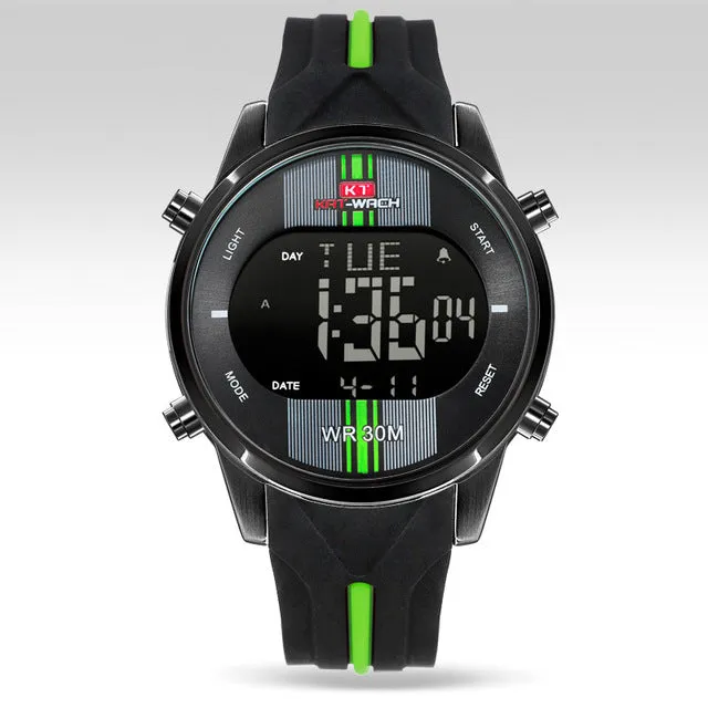 Fashion Brand Watch Men Waterproof Sport Watch Outdoor Silicone Strap Led Digital Watch Men Clock Erkek Kol Saati reloj hombre