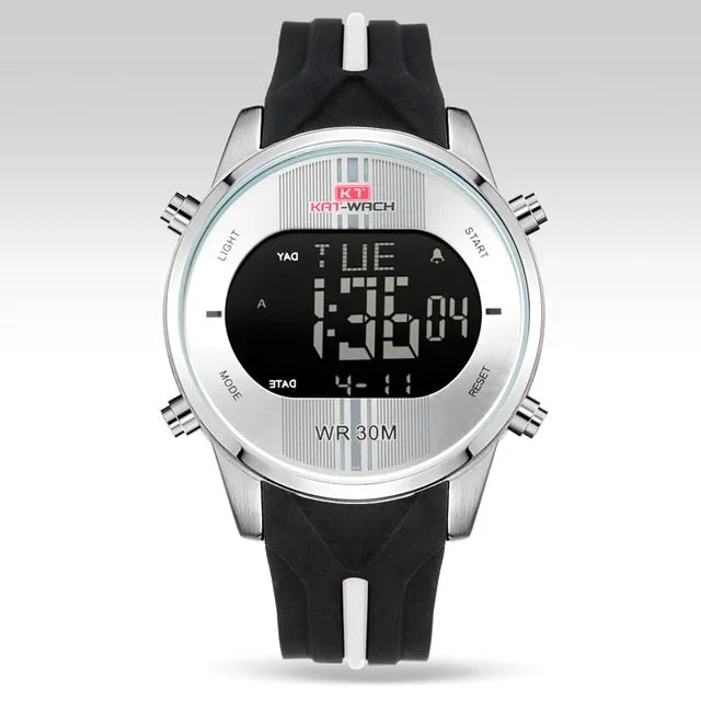 Fashion Brand Watch Men Waterproof Sport Watch Outdoor Silicone Strap Led Digital Watch Men Clock Erkek Kol Saati reloj hombre