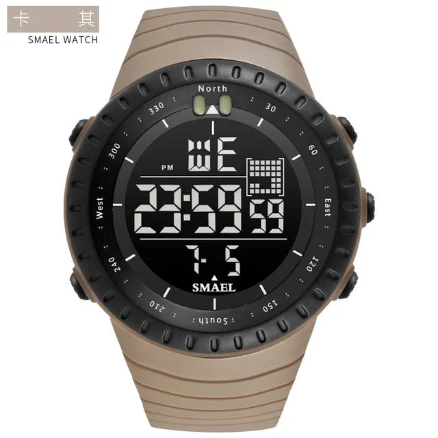Fashion Brand Watch Men Waterproof Sport Watch Outdoor Silicone Strap Led Digital Watch Men Clock Erkek Kol Saati reloj hombre