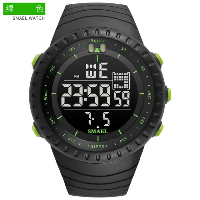 Fashion Brand Watch Men Waterproof Sport Watch Outdoor Silicone Strap Led Digital Watch Men Clock Erkek Kol Saati reloj hombre