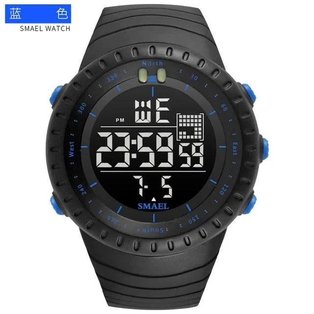 Fashion Brand Watch Men Waterproof Sport Watch Outdoor Silicone Strap Led Digital Watch Men Clock Erkek Kol Saati reloj hombre