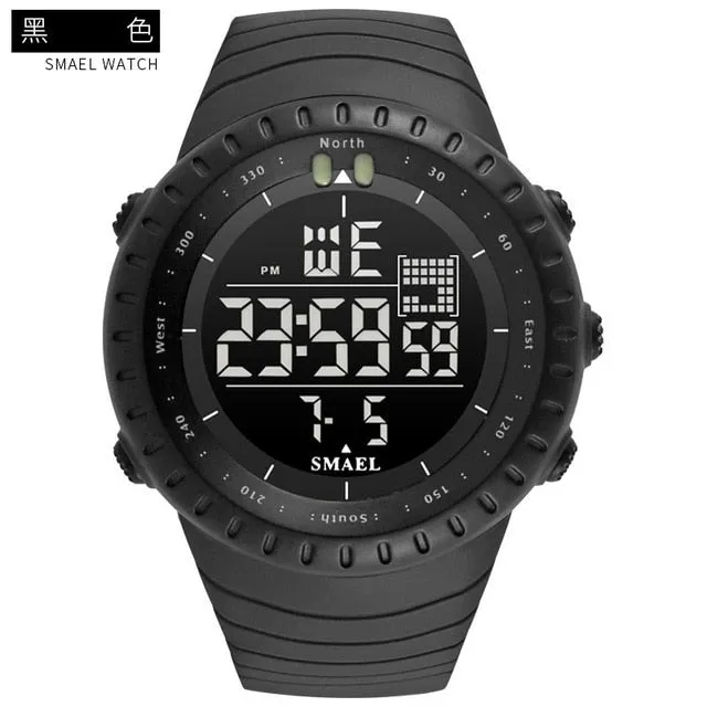 Fashion Brand Watch Men Waterproof Sport Watch Outdoor Silicone Strap Led Digital Watch Men Clock Erkek Kol Saati reloj hombre