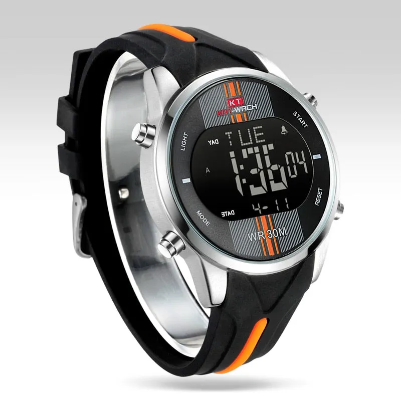 Fashion Brand Watch Men Waterproof Sport Watch Outdoor Silicone Strap Led Digital Watch Men Clock Erkek Kol Saati reloj hombre