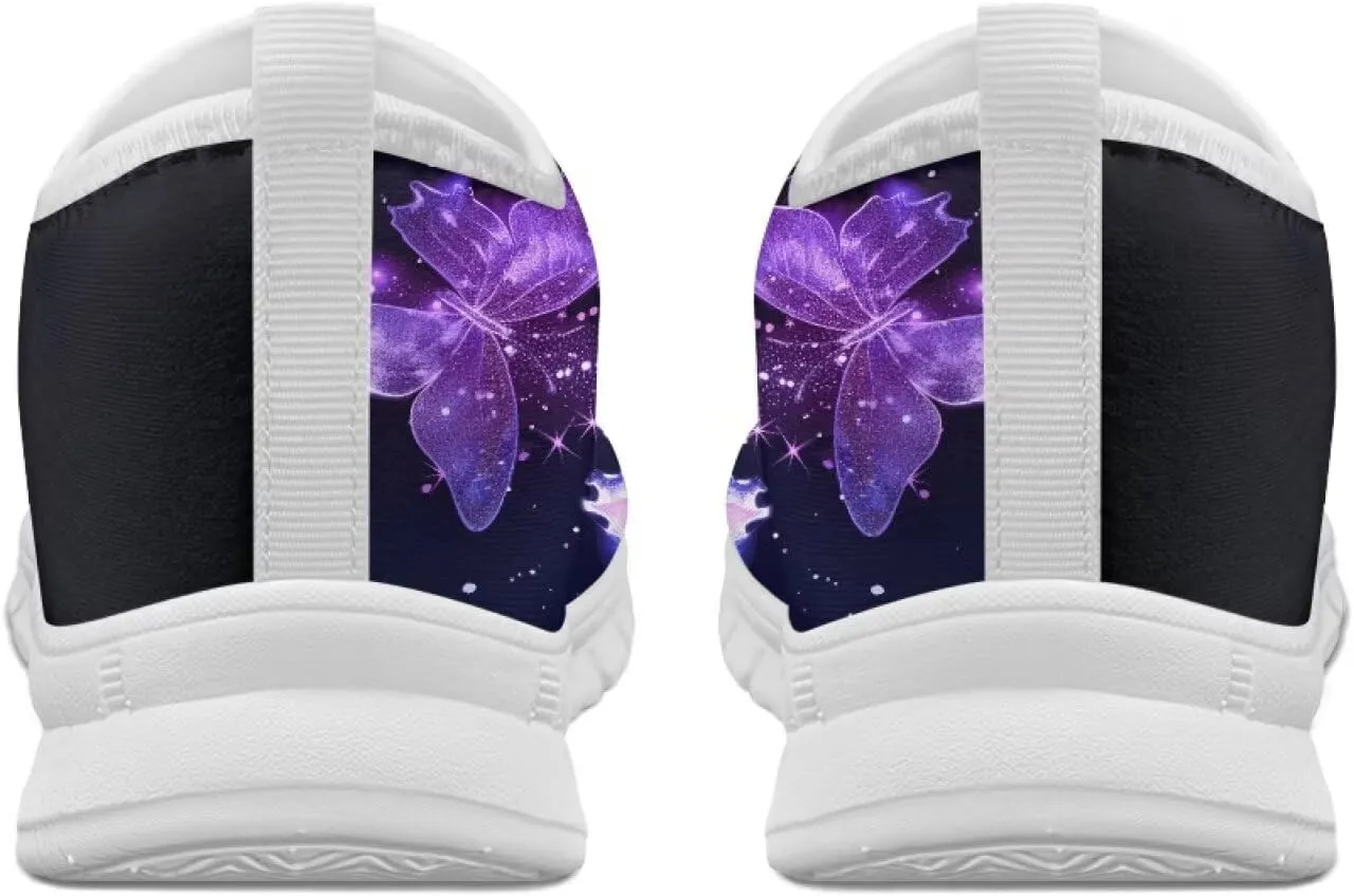 FOR U DESIGNS Shoes for Elderly Women Fall Prevention Comfortable Walking Shoes Non Slip Work Gym Running Shoes