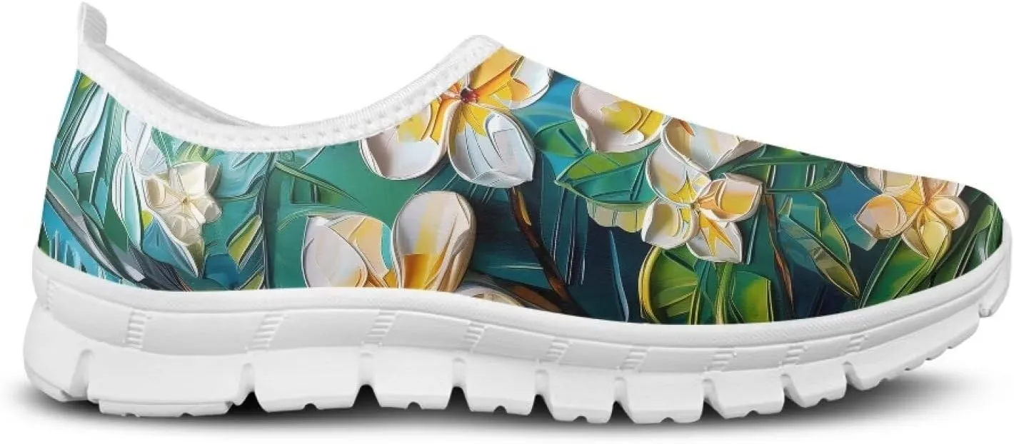 FOR U DESIGNS Shoes for Elderly Women Fall Prevention Comfortable Walking Shoes Non Slip Work Gym Running Shoes