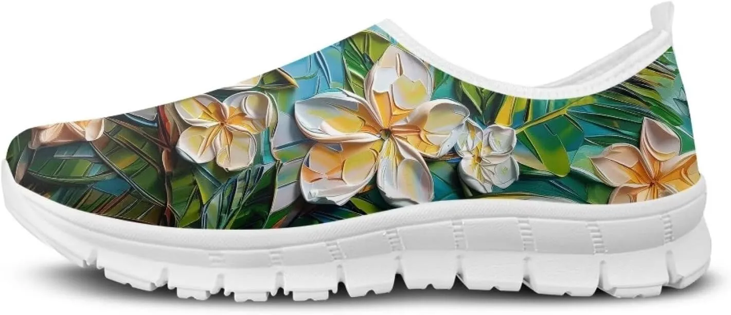FOR U DESIGNS Shoes for Elderly Women Fall Prevention Comfortable Walking Shoes Non Slip Work Gym Running Shoes