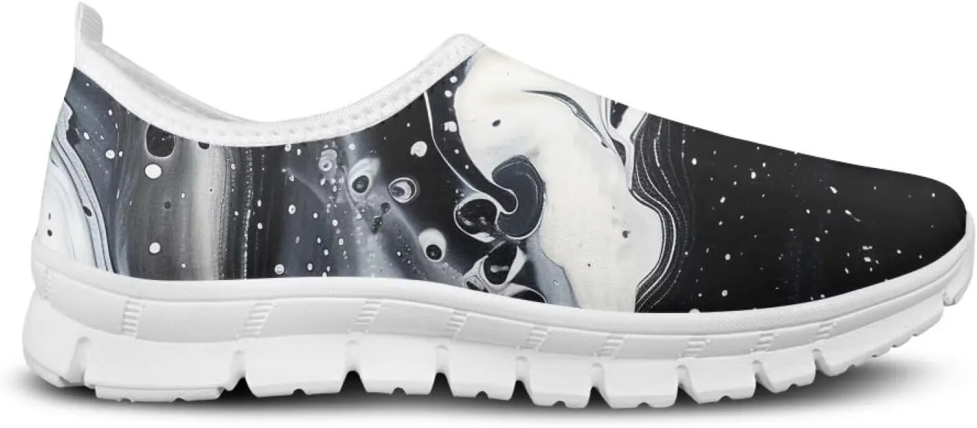 FOR U DESIGNS Women Running Shoes Non Slip Work Hiking Shoes Soft Lightweight Workout Shoes Sneakers Gym Shoes