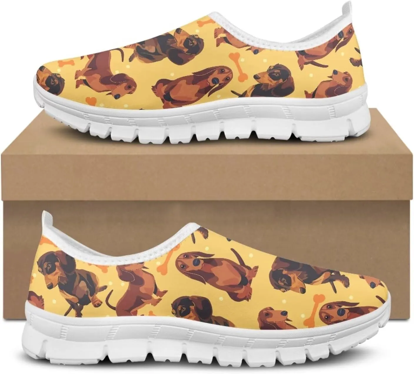 FOR U DESIGNS Women Running Shoes Non Slip Work Hiking Shoes Soft Lightweight Workout Shoes Sneakers Gym Shoes