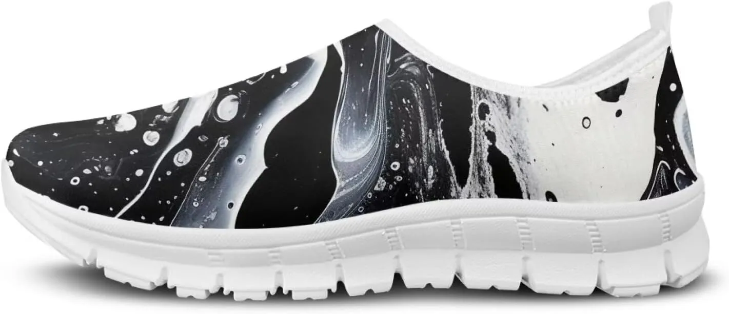FOR U DESIGNS Women Running Shoes Non Slip Work Hiking Shoes Soft Lightweight Workout Shoes Sneakers Gym Shoes