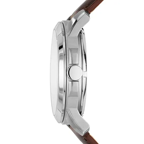Fossil Grant Analog Off-White Dial Men's Watch-ME3099
