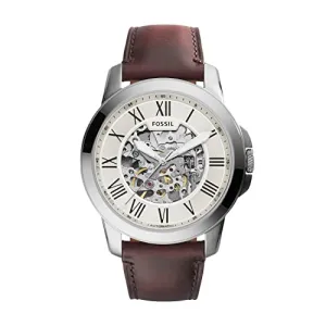 Fossil Grant Analog Off-White Dial Men's Watch-ME3099