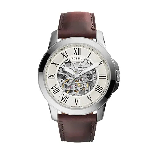 Fossil Grant Analog Off-White Dial Men's Watch-ME3099