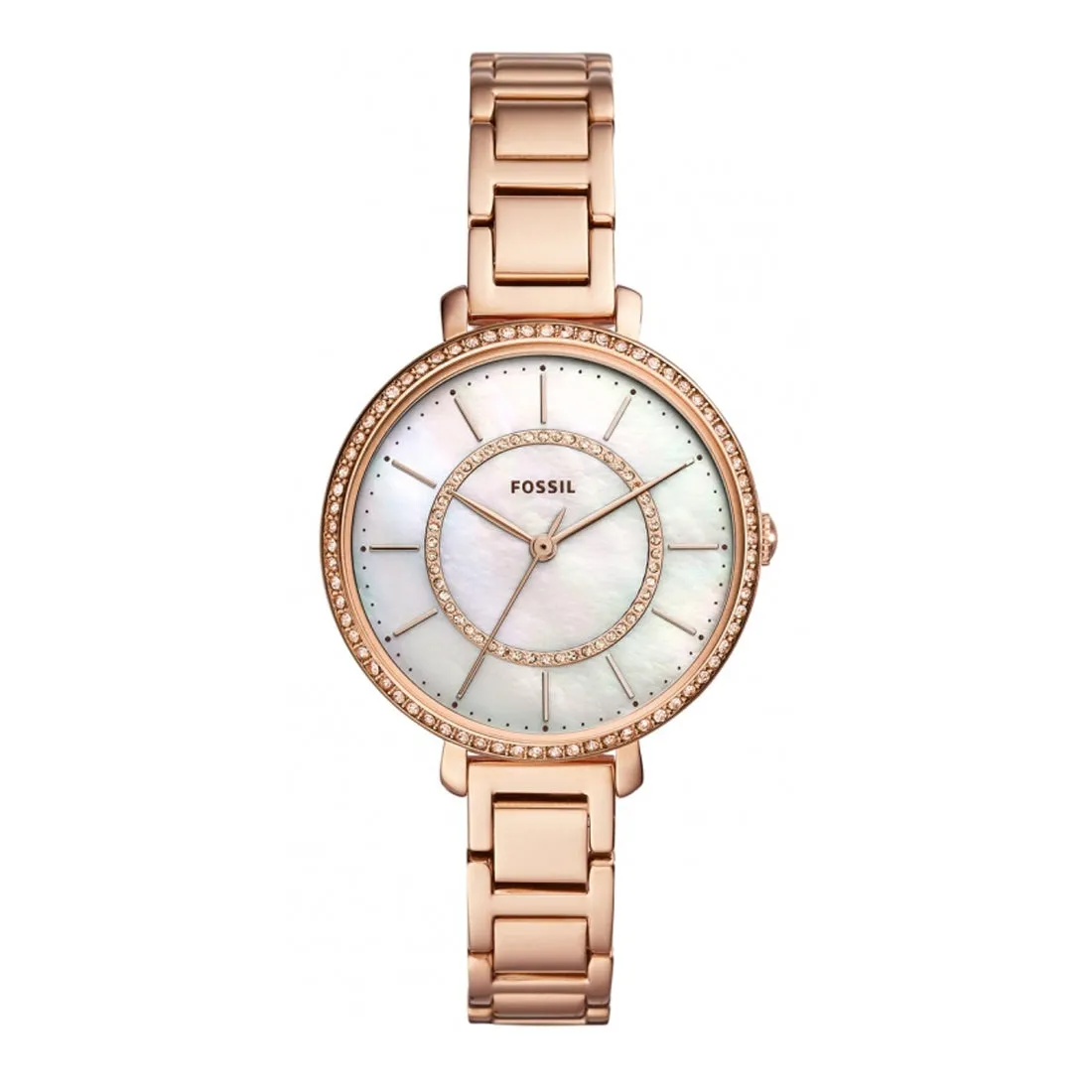 Fossil Jocelyn Three-Hand Rose Gold-Tone Stainless Steel Watch ES4452