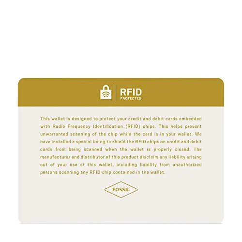 Fossil Men's Ryan Leather RFID-Blocking Bifold Passcase with Removable Card Case Wallet, Brown, (Model: ML3829201)