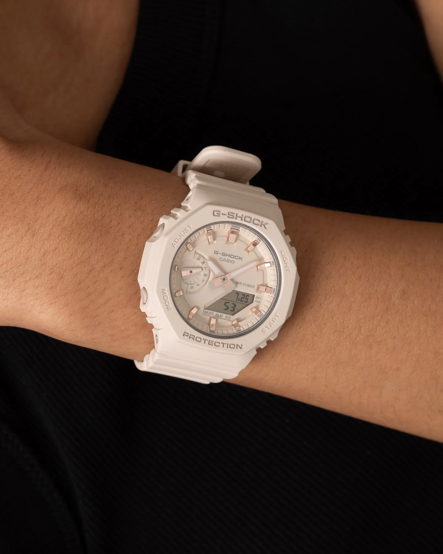 G SHOCK Women's GMAS2100-4A Rose Gold/Beige