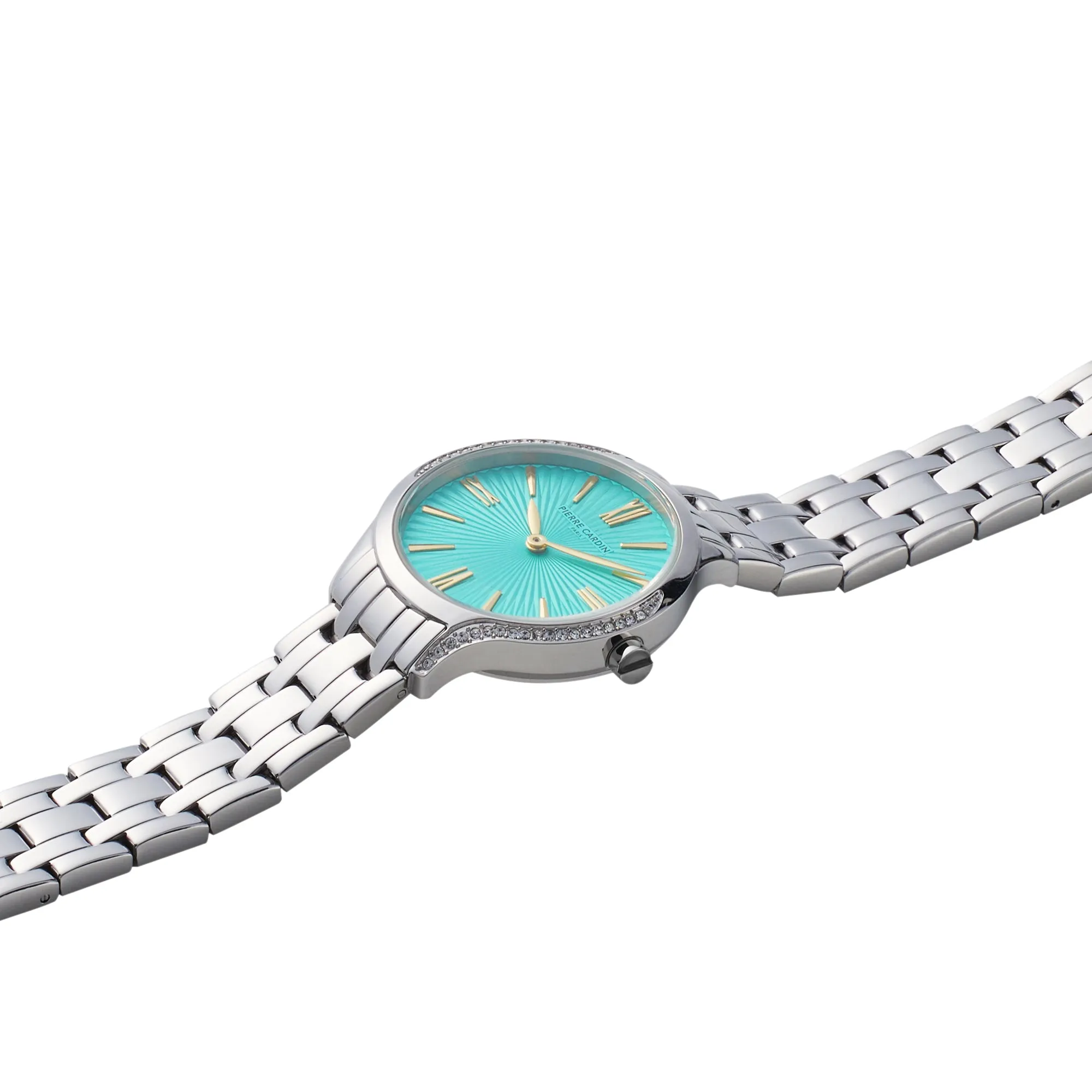 Gaillon Regal Ladies Stainless Steel Watch with Tiffany Blue Dial
