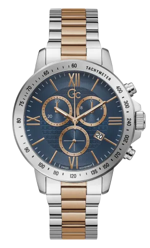 GC Blue Dial Quartz Chronograph Men Watch - Y91005G7MF