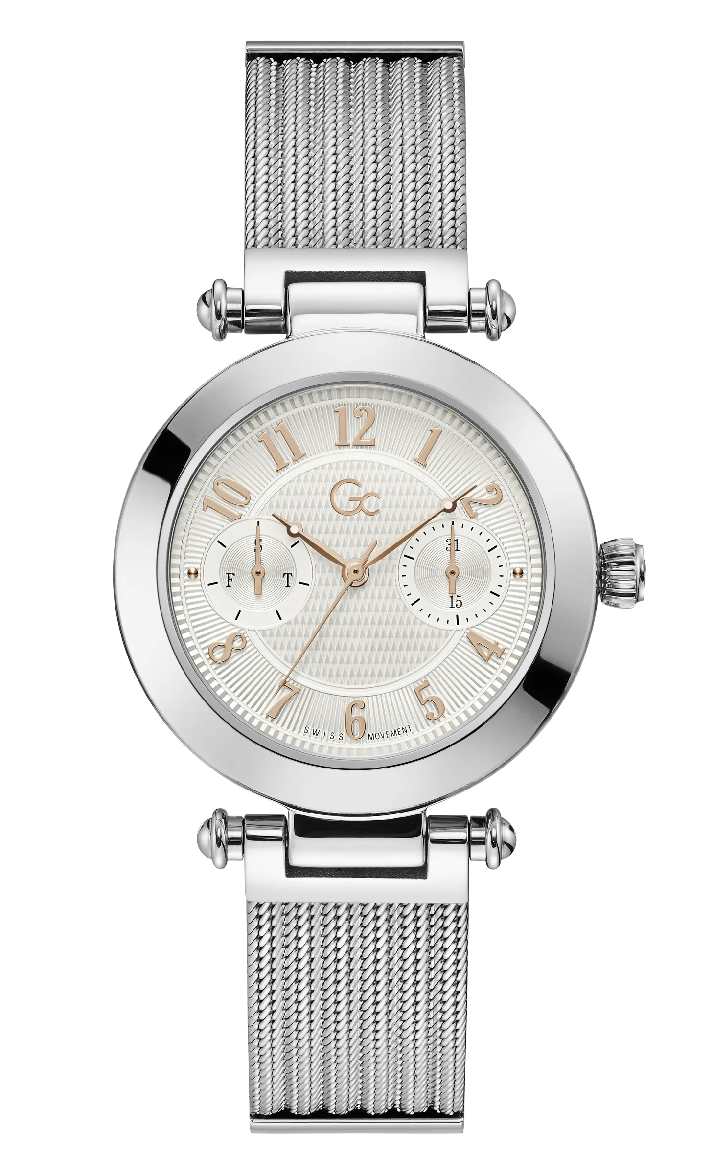 GC Silver Dial Ladies Watch - Y48001L1MF