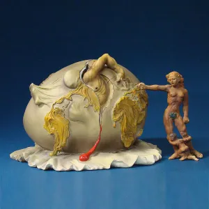 Geopolitical Child Watches The Birth of The New Human