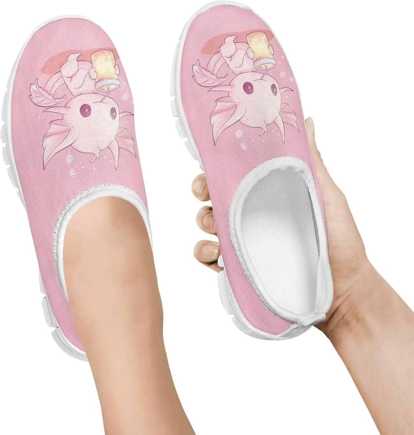Girls Cute Shoes Kids Tennis Running Shoes Slip On Sneakers Active Mesh Shoes