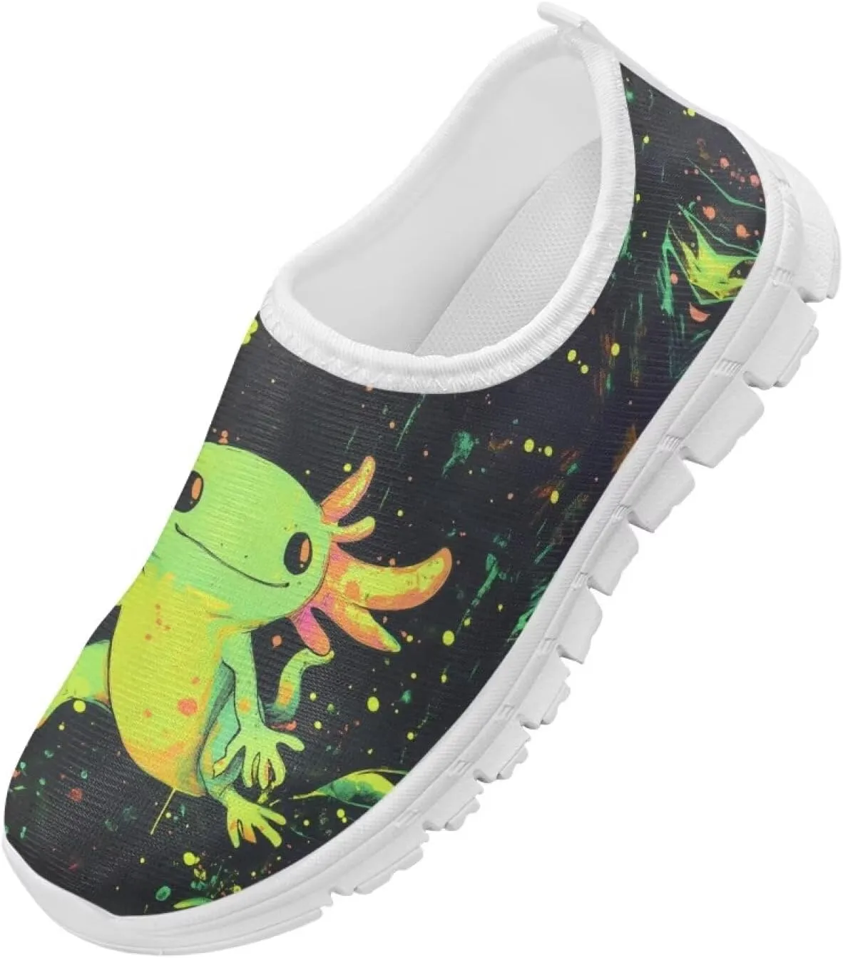 Girls Cute Shoes Kids Tennis Running Shoes Slip On Sneakers Active Mesh Shoes