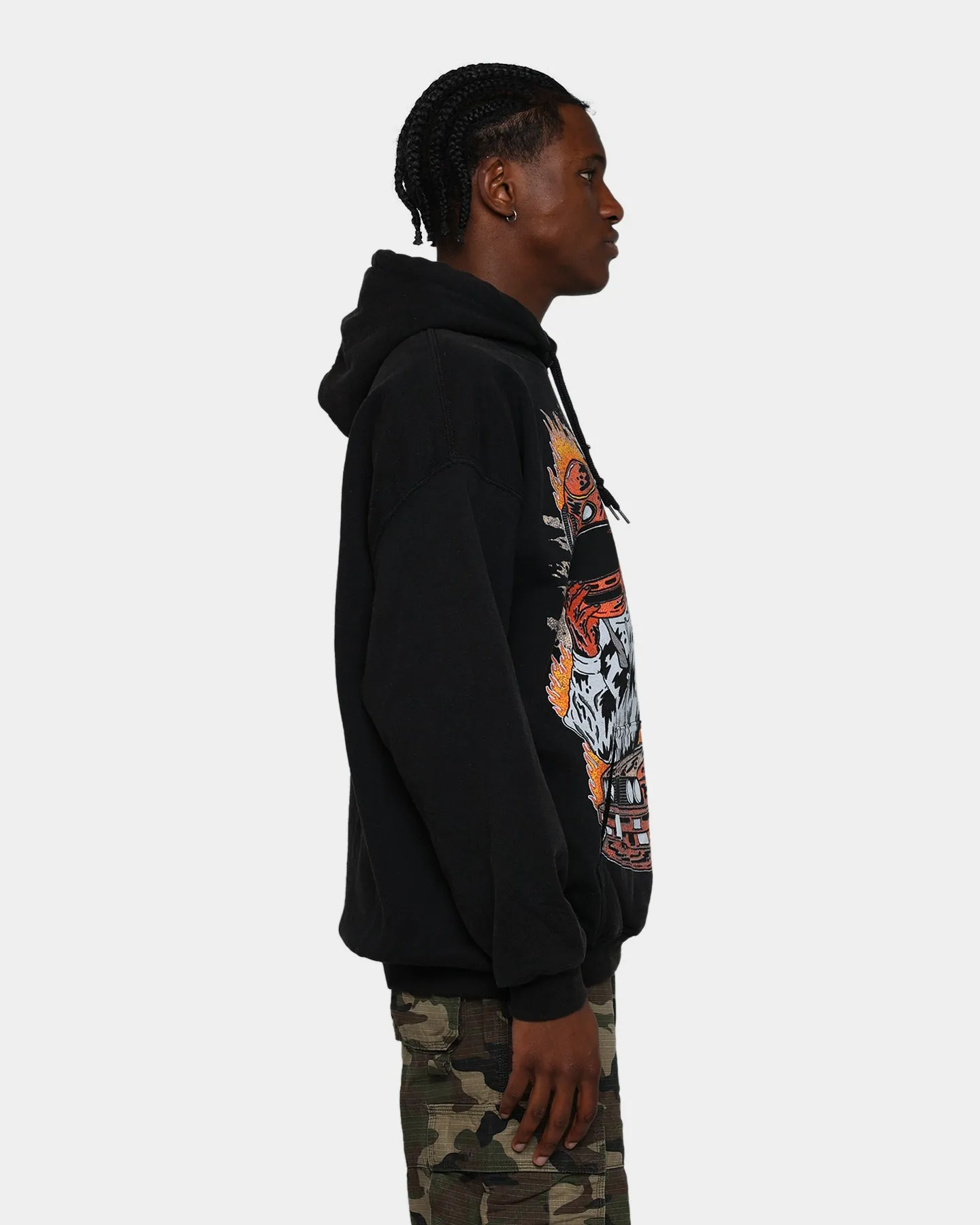 Goat Crew Boys Don't Cry Vintage Hoodie Black Wash