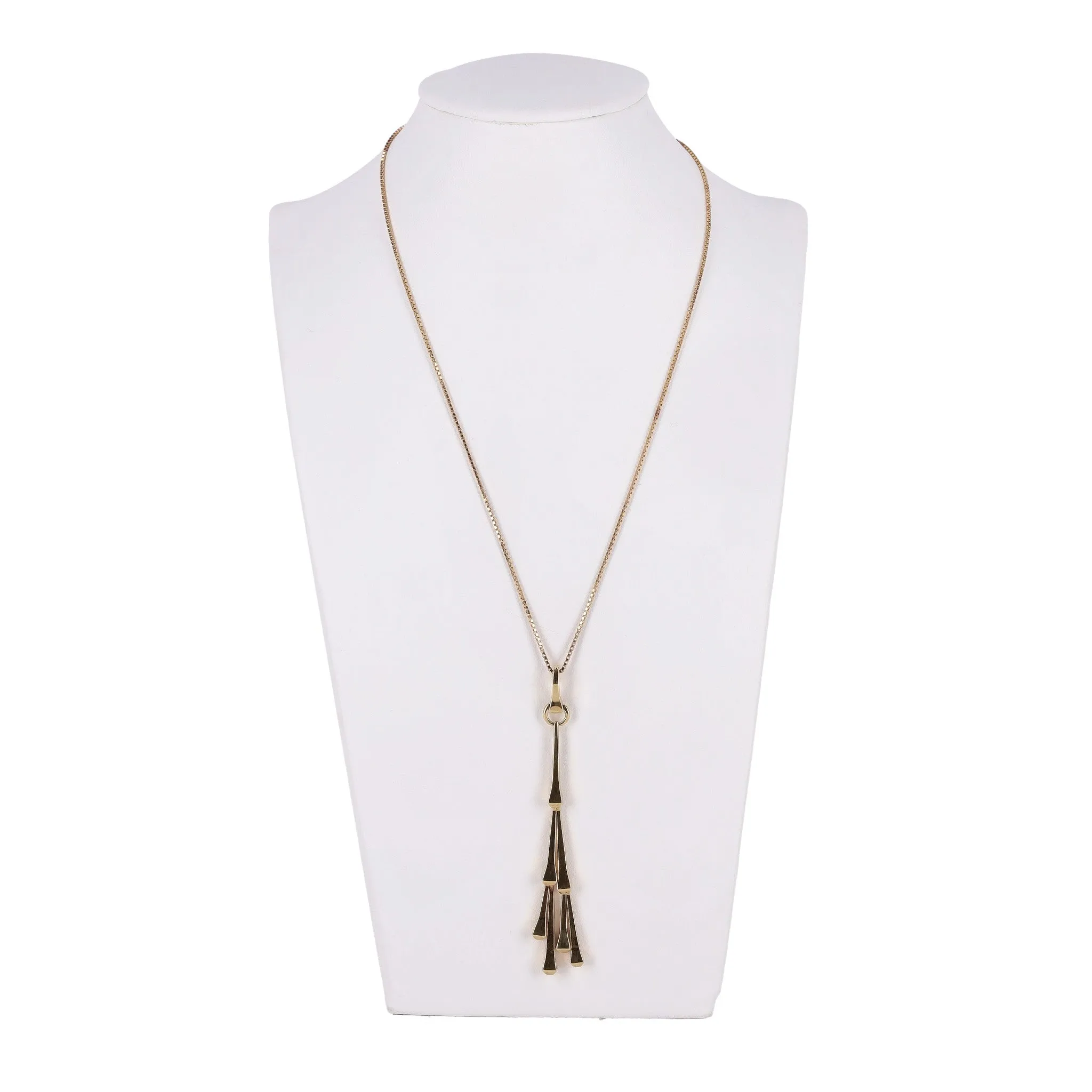Gucci Chiodo 18K Gold Drop Tassel Necklace