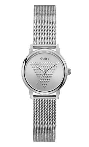 Guess Analog Silver Dial Women's Watch - GW0106L1