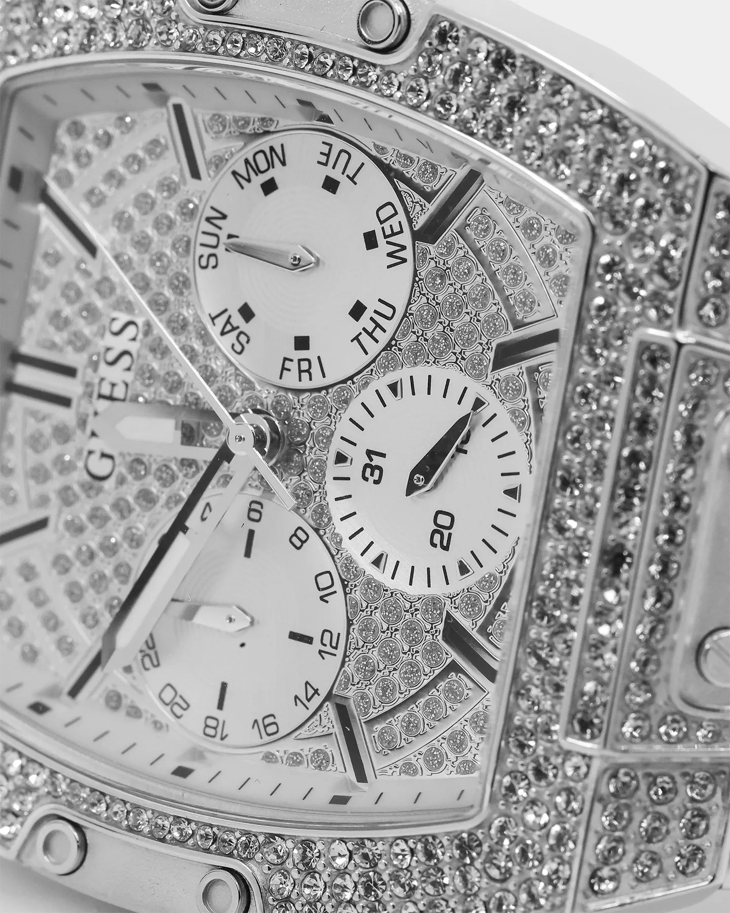 Guess Mainline Phoenix Watch Silver/Silver