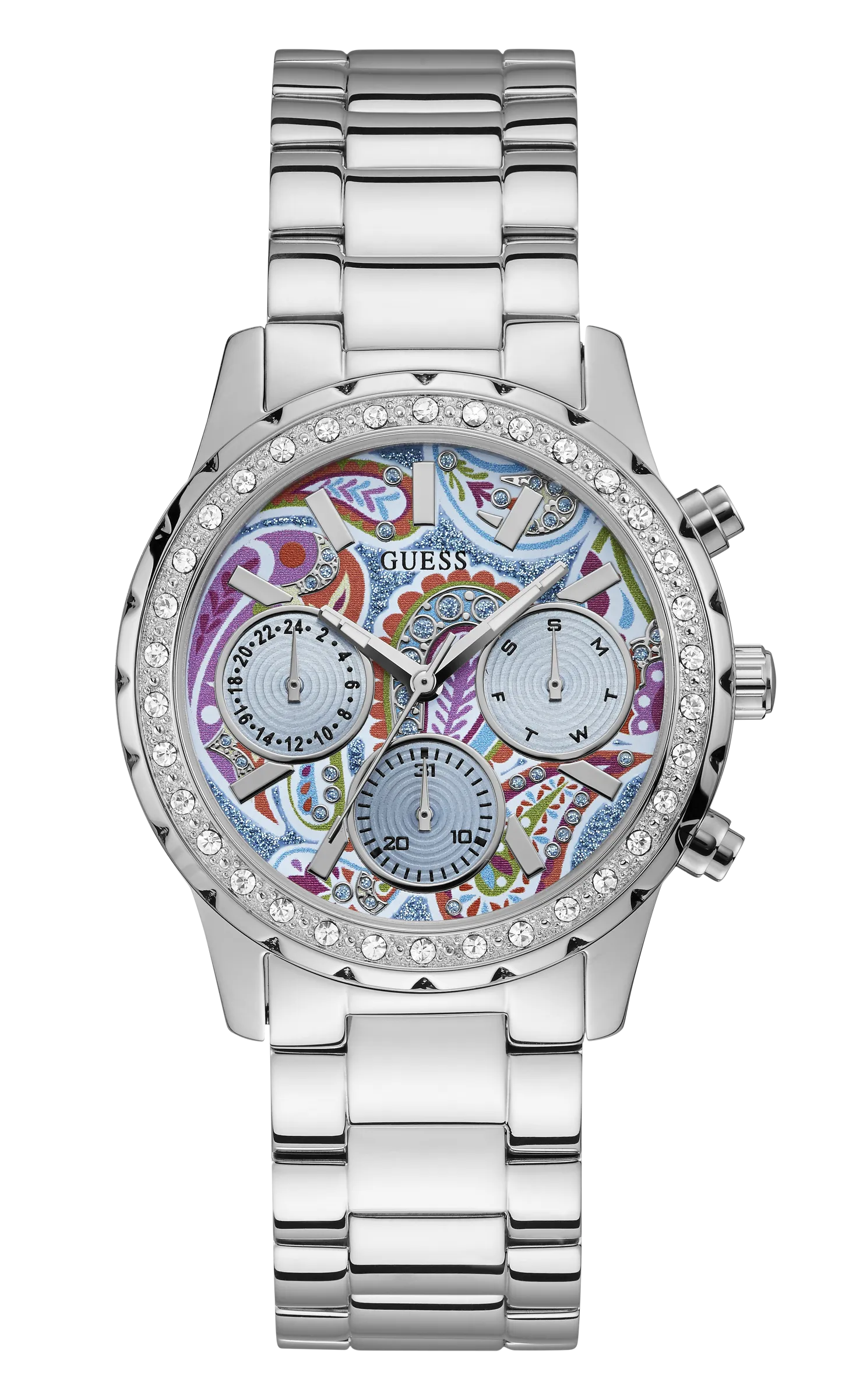 Guess Women Blue Dial Analog Watch - W1092L1