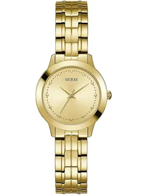Guess Women Champagne Dial Analog Watch - W0989L2