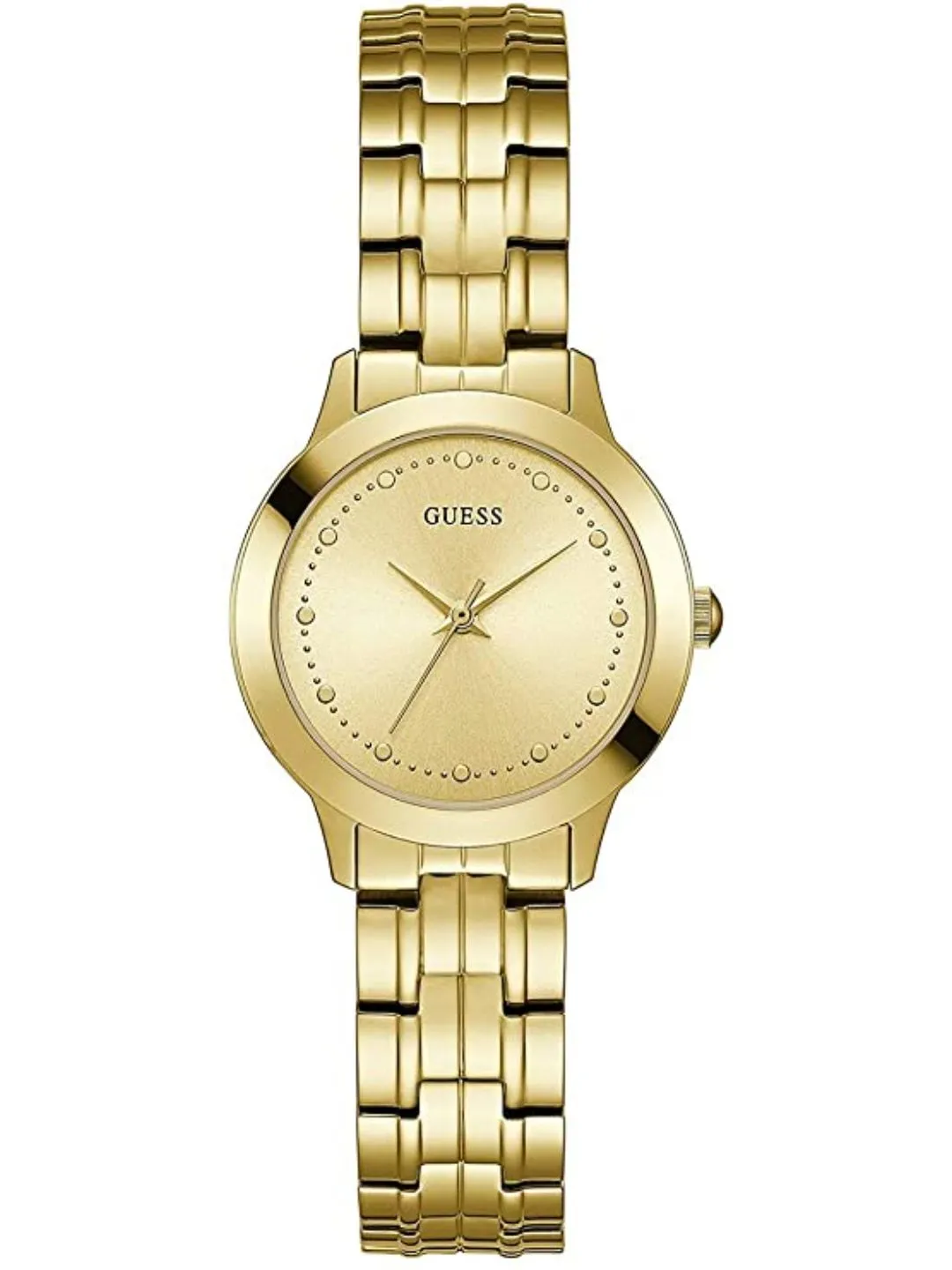 Guess Women Champagne Dial Analog Watch - W0989L2