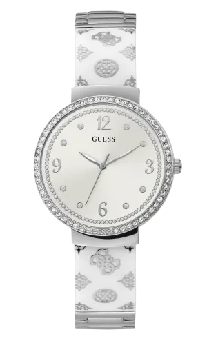 Guess Women White Dial Analog Watch - GW0252L1