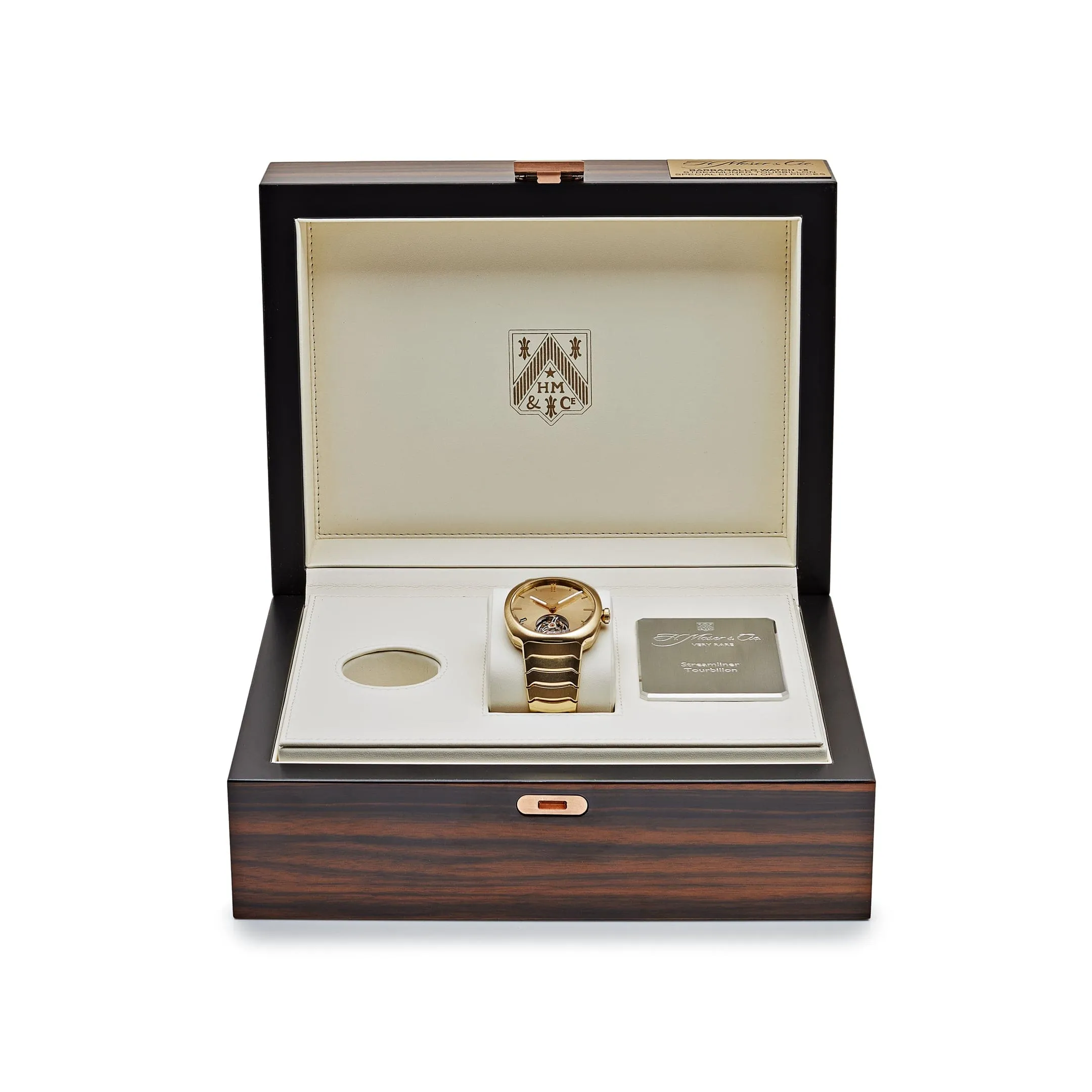 H. Moser & Cie. Streamliner Tourbillon 6804-0700 Yellow Gold Emerald " 8" Limited Edition (2024)