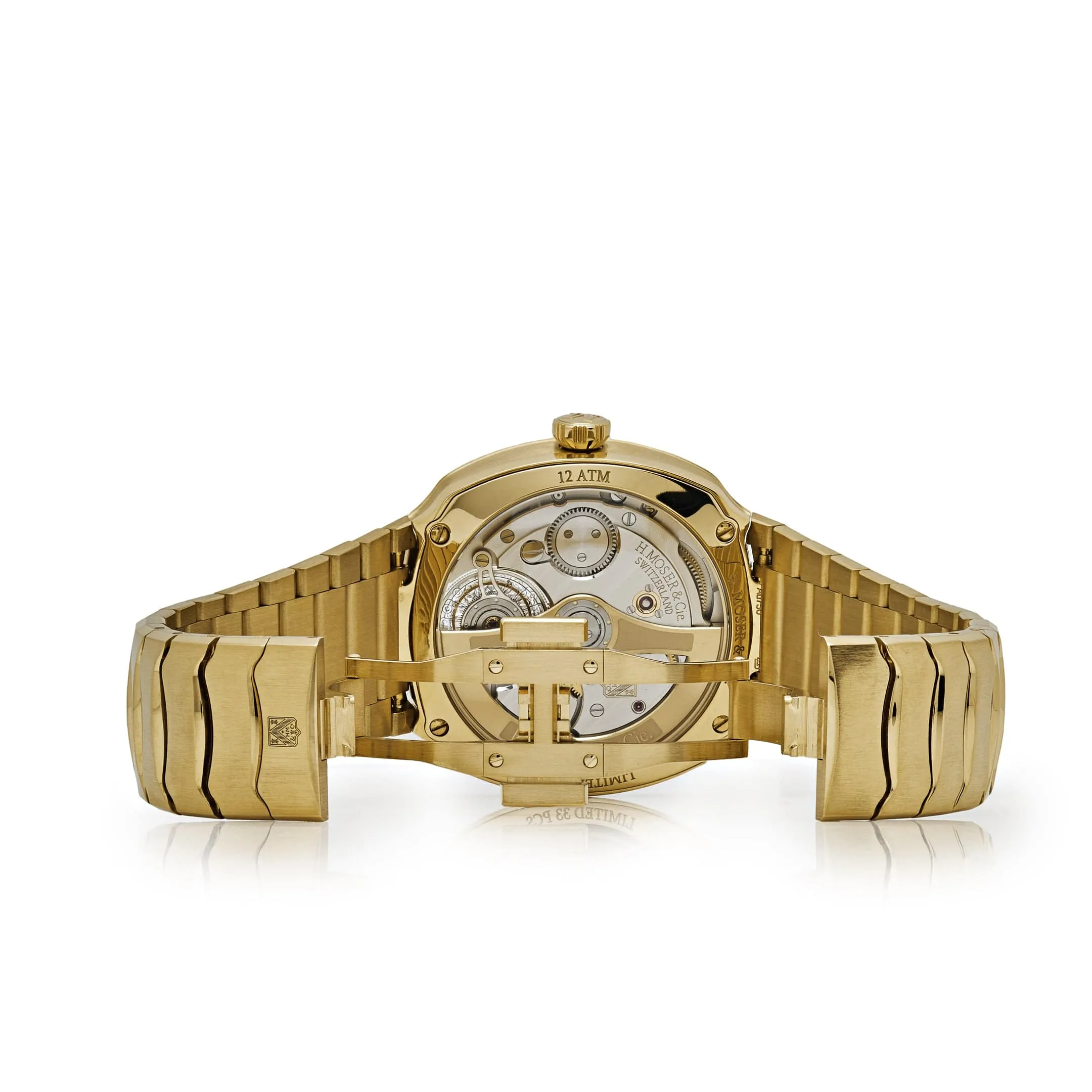H. Moser & Cie. Streamliner Tourbillon 6804-0700 Yellow Gold Emerald " 8" Limited Edition (2024)