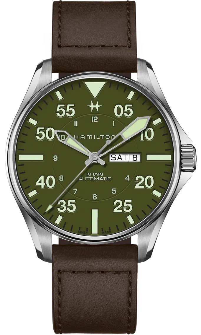 Hamilton Watch Khaki Aviation Pilot Schott NYC Limited Edition