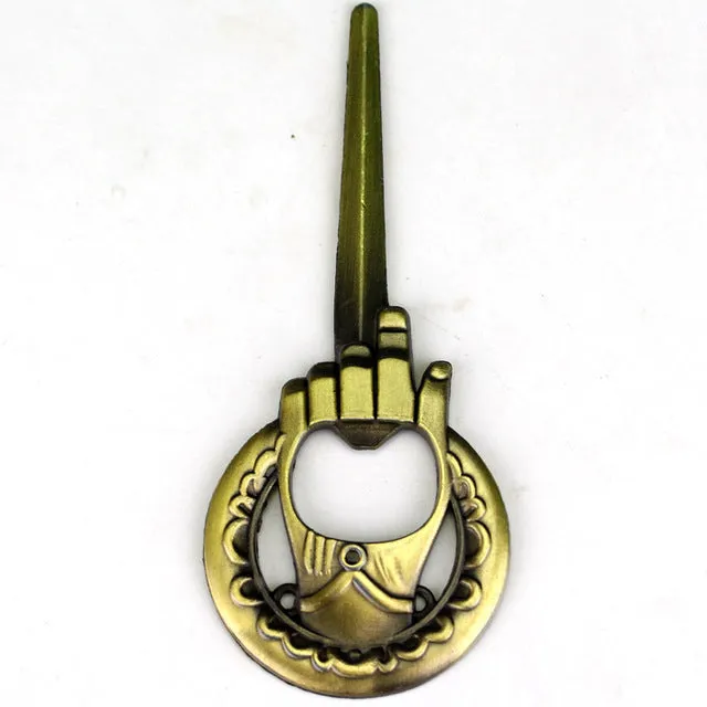 HBO Game Of Thrones The Hand of the King Bronze Silver Metal Bottle Opener 2017 Fashion Hand Keychain Rings Lord Jewelry