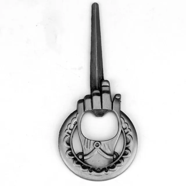 HBO Game Of Thrones The Hand of the King Bronze Silver Metal Bottle Opener 2017 Fashion Hand Keychain Rings Lord Jewelry