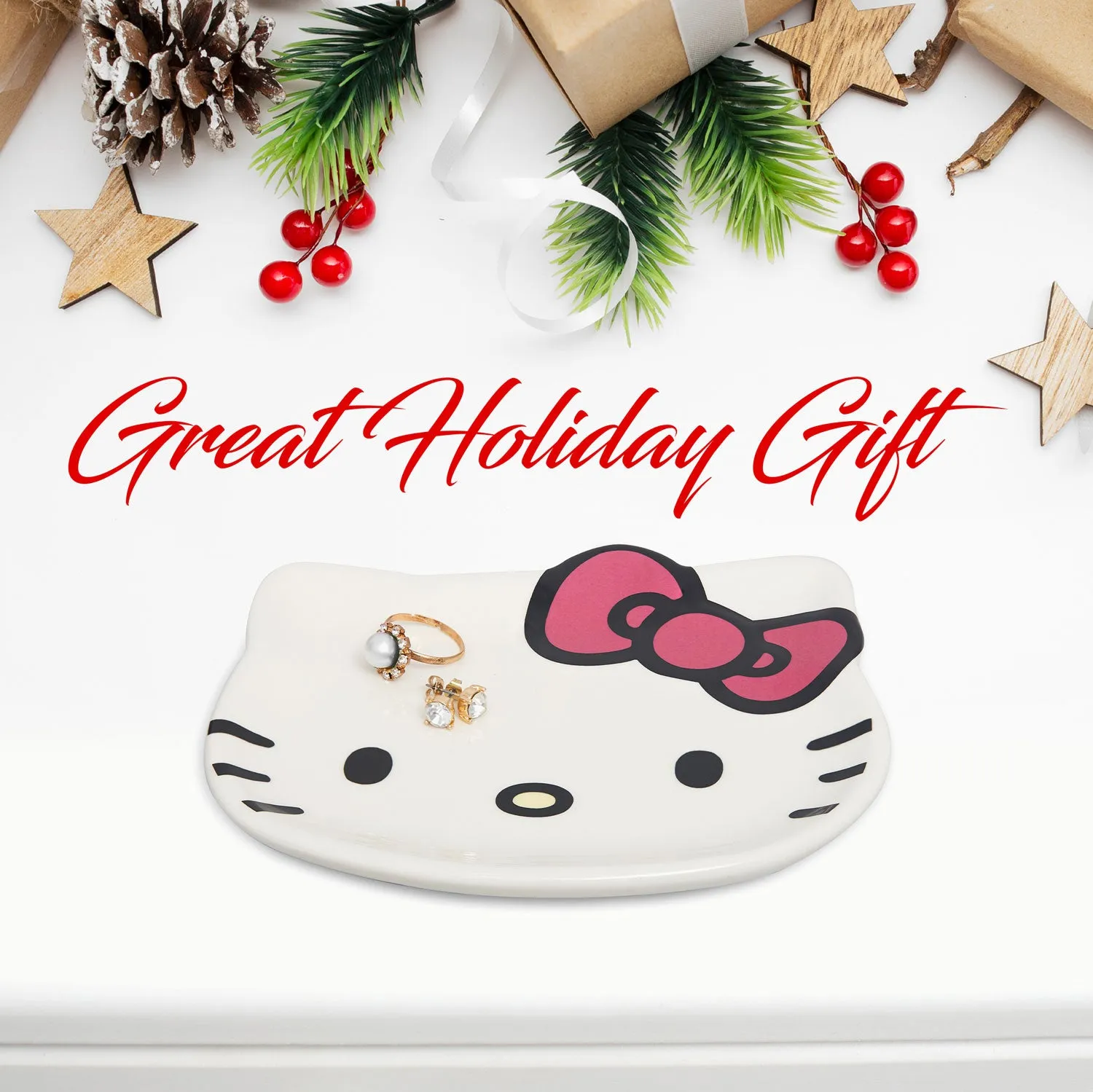 Hello Kitty Ceramic Trinket Tray