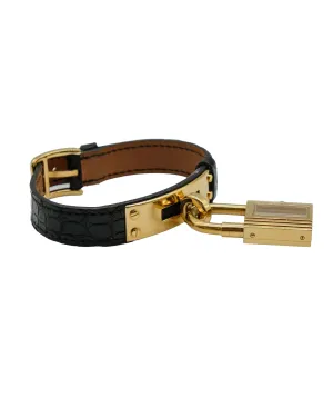 HERMES KELLY WATCH BLACK Crocodile DXBS0125