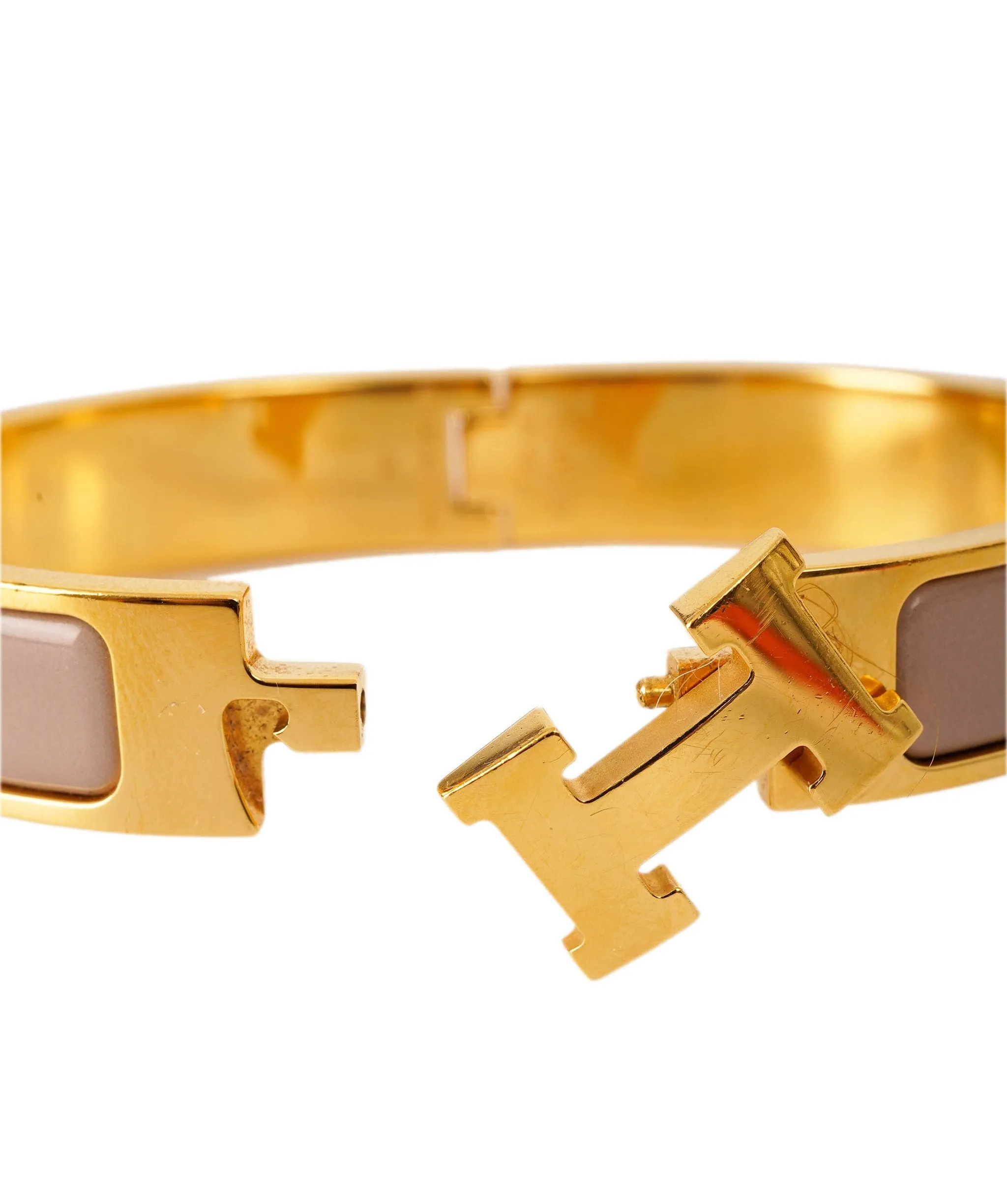 Hermes Marron Glace Clic Clac ANL0021